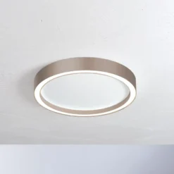 Bopp Aura LED-Deckenleuchte Ø 30cm weiß/taupe