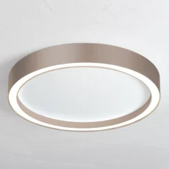 Bopp Aura LED-Deckenleuchte Ø 30cm weiß/taupe