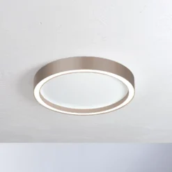 Bopp Aura LED-Deckenleuchte Ø 55cm weiß/taupe