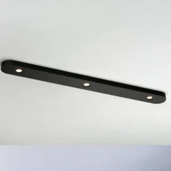 Bopp Close LED-Deckenlampe dreiflammig schwarz