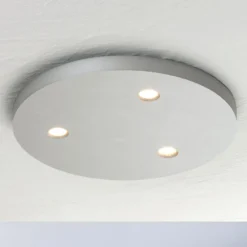 Bopp Close LED-Deckenlampe 3-flammig rund alu