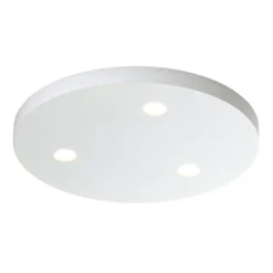 Bopp Close LED-Deckenlampe 3-flammig rund weiß