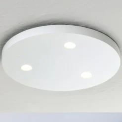 Bopp Close LED-Deckenlampe 3-flammig rund weiß