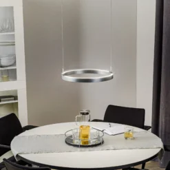 Bopp Float LED-Hängelampe Gestensteuerung alu
