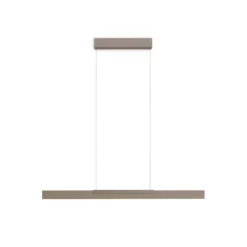 Bopp LED-Hängelampe Nano 2.0, Länge 100 cm, taupe, Metall