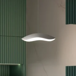 Bover LED-Einbau-Hängelampe Valentina S24, grau/weiß