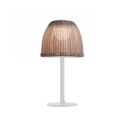 Bover LED-Sockellampe Atticus, Höhe 40 cm, naturweiß/beige