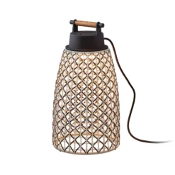 Bover Nans M/49 LED-Tischleuchte für außen, braun