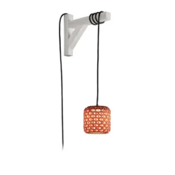 Bover Nans S/16/H LED-Hängeleuchte mit Stecker rot