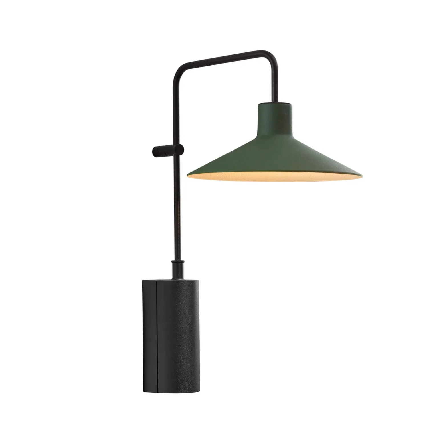 Bover Platet A01 LED-Außenwandlampe Schirm grün