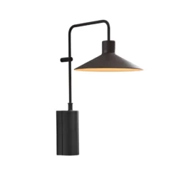 Bover Platet A01 LED-Außenwandlampe Schirm schwarz