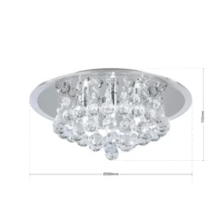 Brillante Deckenleuchte DESPINA 38 cm