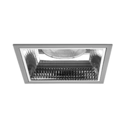 BRUMBERG Apollo Maxi facettiert, eckig, DALI, 4.000K, silber
