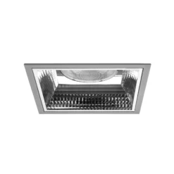 BRUMBERG Apollo Maxi facettiert, eckig, 3.500 K, silber