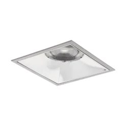 BRUMBERG Apollo Maxi, Reflektor glatt, eckig, 3.000K silber