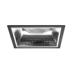 BRUMBERG Apollo Mega facettiert, eckig, DALI, 4000K, schwarz