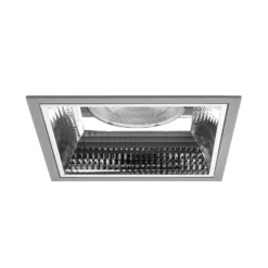 BRUMBERG Apollo Mega facettiert, eckig, DALI, 4000K, silber