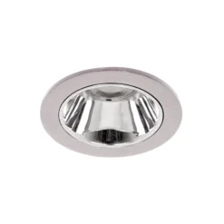 BRUMBERG Apollo Micro, glatt, rund, DALI, 3.000 K, silber