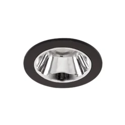 BRUMBERG Apollo Micro, glatt, rund, 3.500 K, schwarz