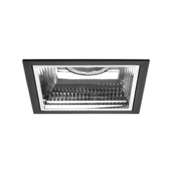 BRUMBERG Apollo Midi, facettiert, eckig, 3.500 K, schwarz
