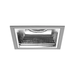 BRUMBERG Apollo Midi, facettiert, eckig, 4.000 K, silber