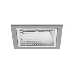 BRUMBERG Apollo Mini facettiert DALI, eckig, 3.000 K, silber