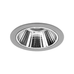 BRUMBERG Apollo Mini facettiert, DALI, rund, 3.000 K, silber