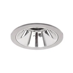 BRUMBERG Apollo Mini, glatt, rund, DALI, 3.000 K, silber