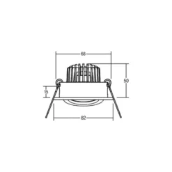 BRUMBERG BB18 dim2wam RC Anschlussbox weiß matt