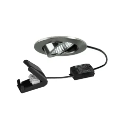 BRUMBERG BB03 LED-Einbauspot, on/off Anschlussbox nickel