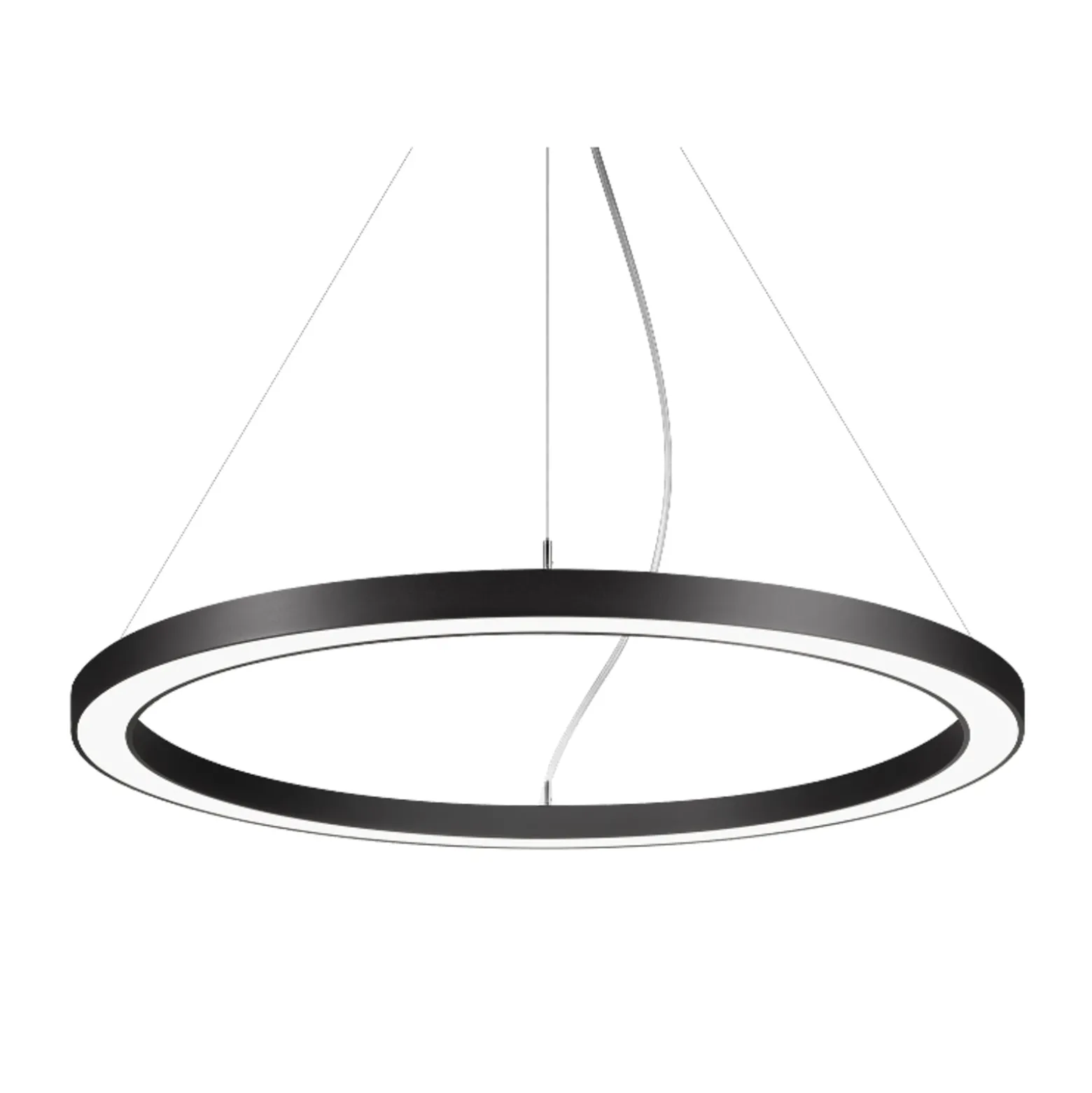BRUMBERG Biro Circle Ring5 direkt Ø45cm on/off schwarz 3000K