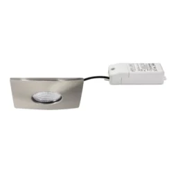BRUMBERG Chooose LED-Einbaudownlight eckig, nickel
