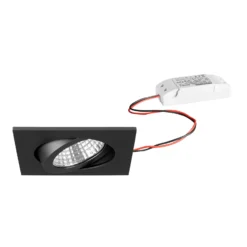 BRUMBERG Einbaustrahler IP65 eckig schaltbar titan
