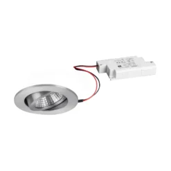 BRUMBERG Einbaustrahler IP65 rund dimmbar alu