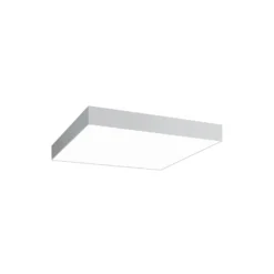 BRUMBERG LED-Deckenlampe Biro Square, on/off, silber, 3.000K