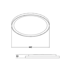 BRUMBERG LED-Deckenleuchte Sunny Midi, DALI, 3.000 K, weiß