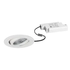 BRUMBERG LED-Einbauspot Tirrel-R, RC-dimmbar, strukturweiß