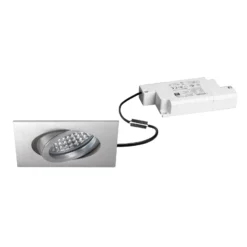 BRUMBERG LED-Einbauspot Tirrel-S, RC-dimmbar, alu matt