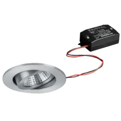 BRUMBERG LED-Einbaustrahler 38° rund alu 2.700K