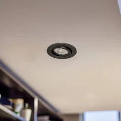 BRUMBERG LED-Einbaustrahler 38° rund schwarz 3000K