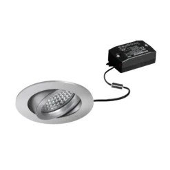 BRUMBERG LED-Einbaustrahler Tirrel-R, on/off, alu matt