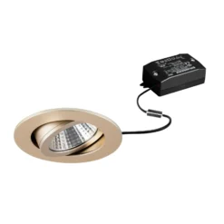 BRUMBERG LED-Einbaustrahler Tirrel-R, on/off, hellgold