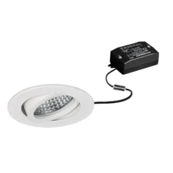 BRUMBERG LED-Einbaustrahler Tirrel-R, on/off, strukturweiß