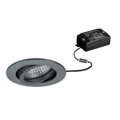 BRUMBERG LED-Einbaustrahler Tirrel-R, on/off, titan matt