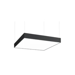 BRUMBERG LED-Pendel Biro Square, DALI dimmbar, schwarz 4000K