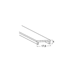 BRUMBERG One Klick-Abdeckung, transparent, 1 Meter