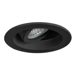 BRUMBERG Tirrel deep Einbauspot GU10, rund, schwarz