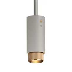 Buster + Punch Exhaust Hängelampe grau/messing