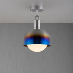Buster + Punch Forked Decke Stahl burnt/opal Ø25cm