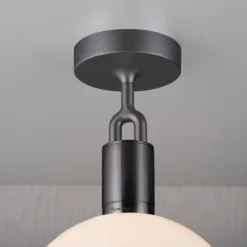 Buster + Punch Forked gunmetal/Glas opal Ø 29cm